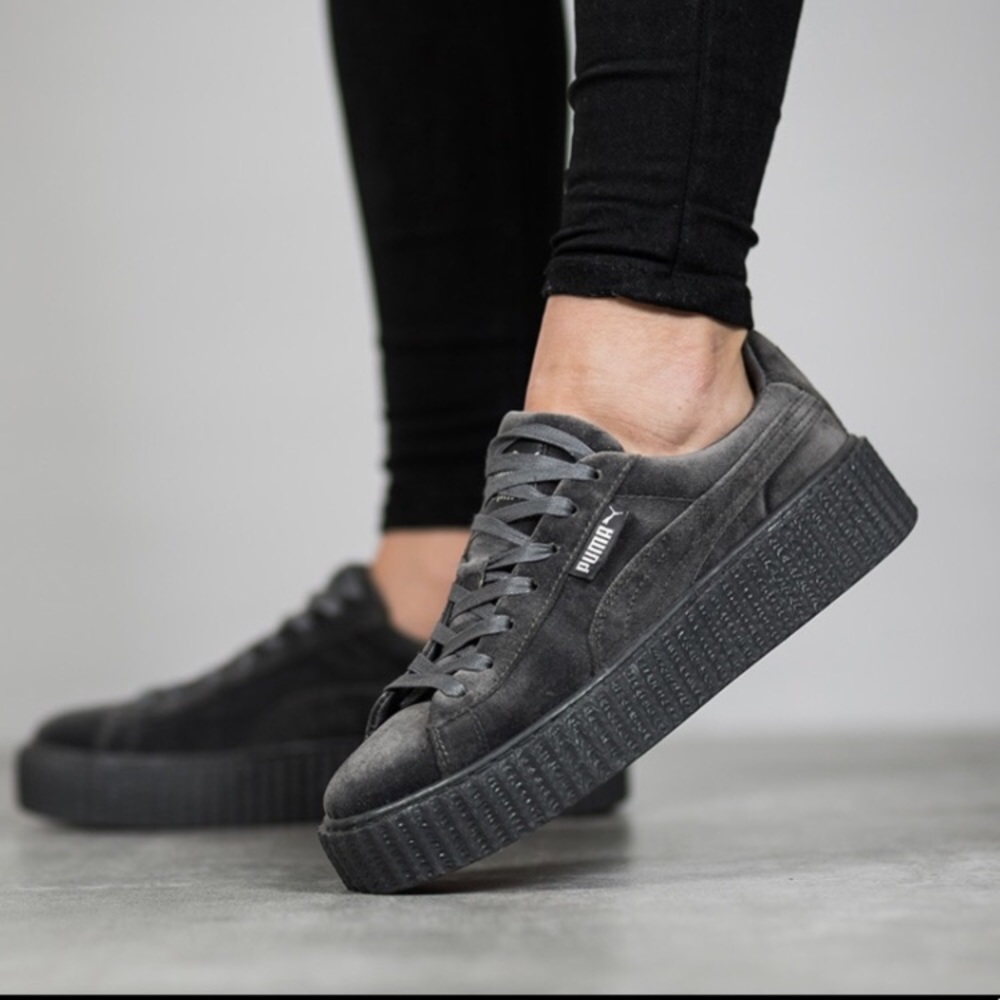 Rihanna Fenty Gray Puma Creepers